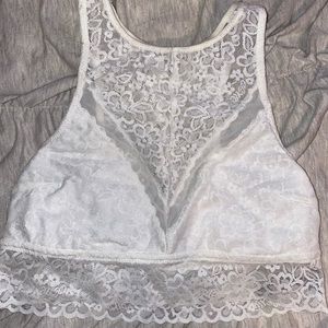 Aerie White Bralette